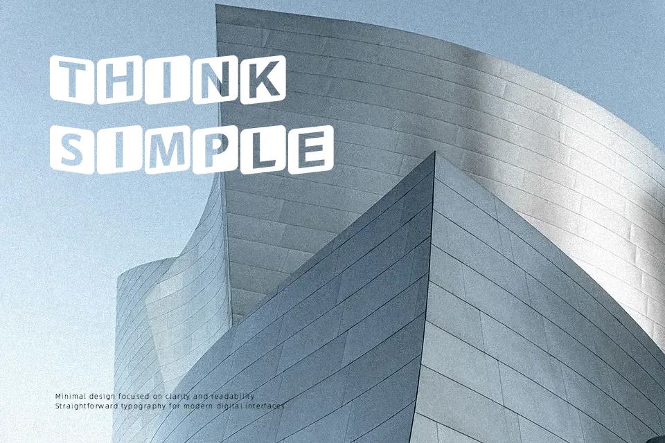 Square Kids Font Geometric Font Preview for Packaging