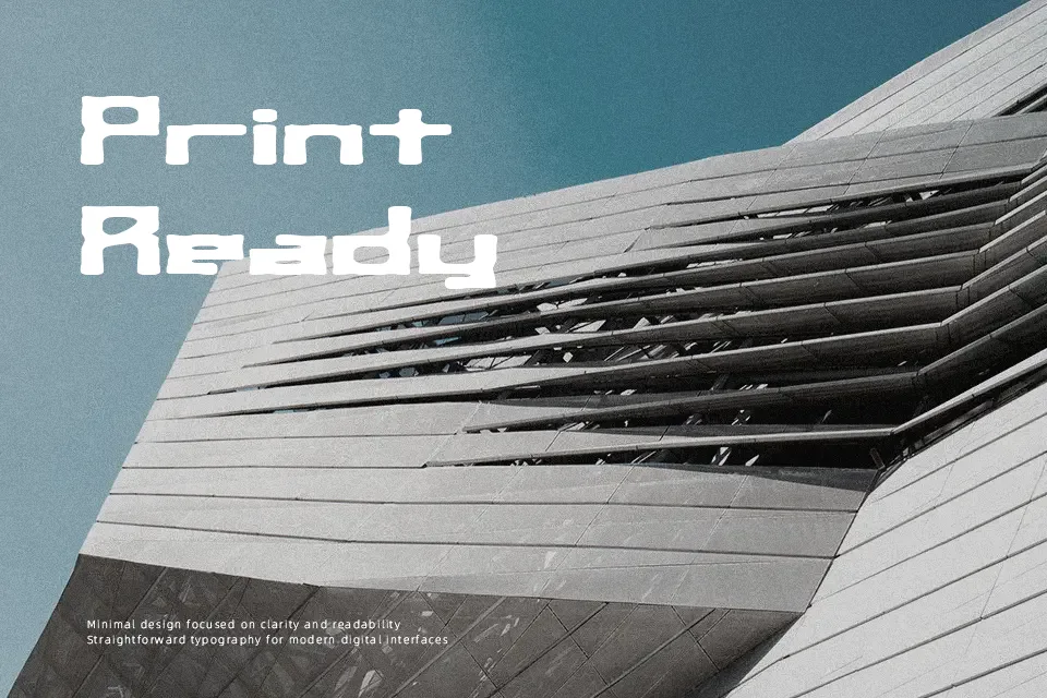 Square Route BRK Font Font Preview for Creative Mood