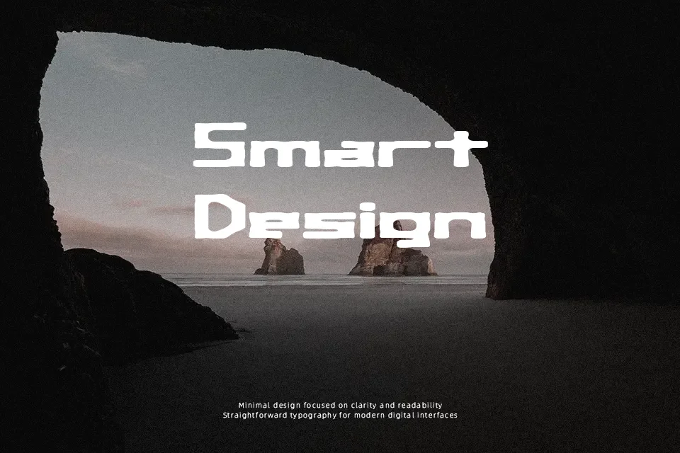 Square Route BRK Font Display Font Preview