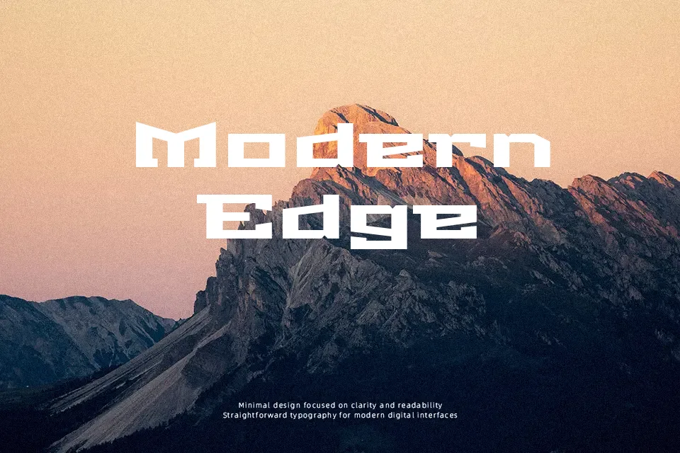 Stalinist One Font Geometric Font Preview for Advertising