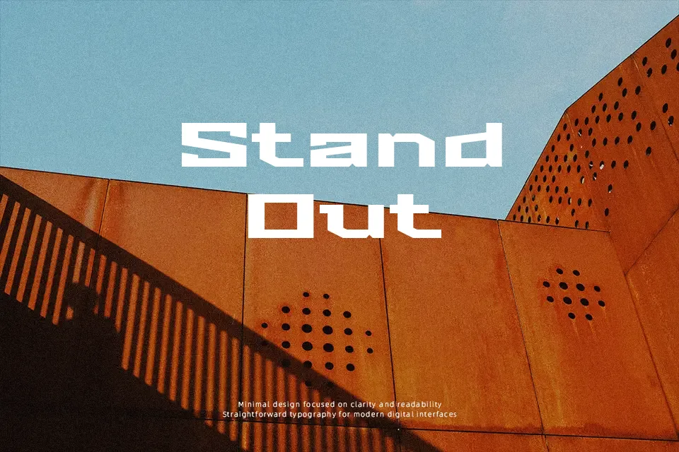 Stalinist One Font Font Preview for Dramatic Poster