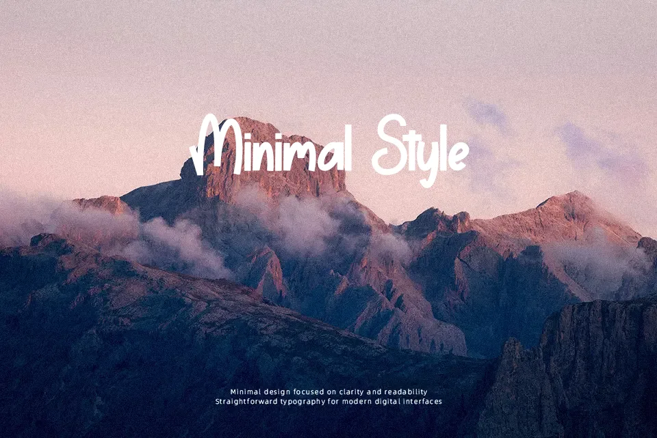 Stand Late Font Font Preview for Playful Poster