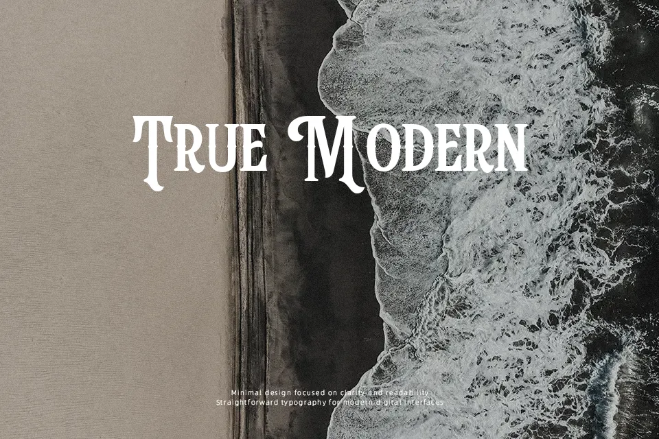 Stanford Breath Font Serif Font Preview for Packaging