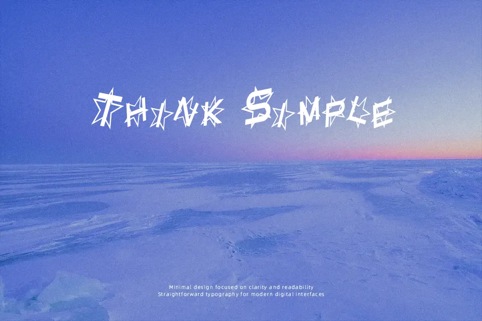Star Dust Font Font Preview for Creative Poster