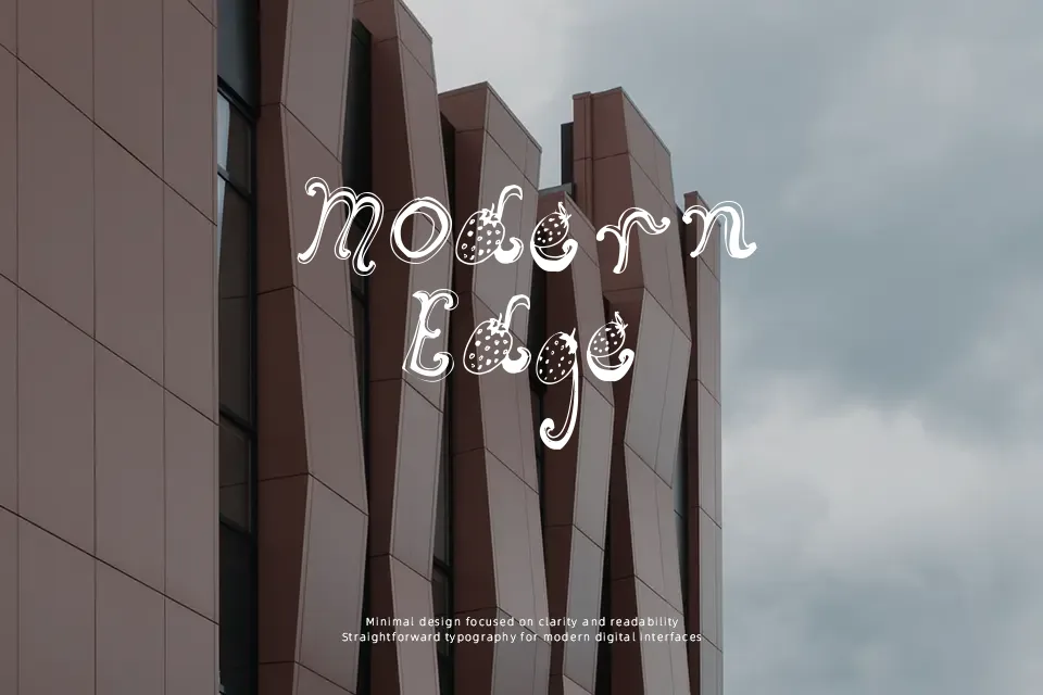 Starberry Swirl Delight Font Font Preview for Headline