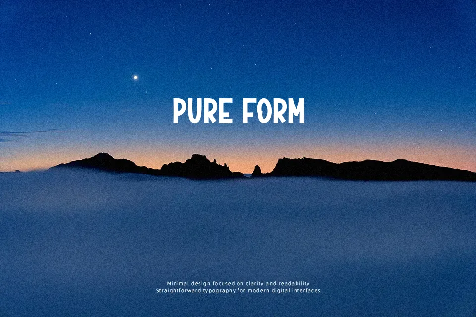 Starnight Font Font Preview for Creative Poster