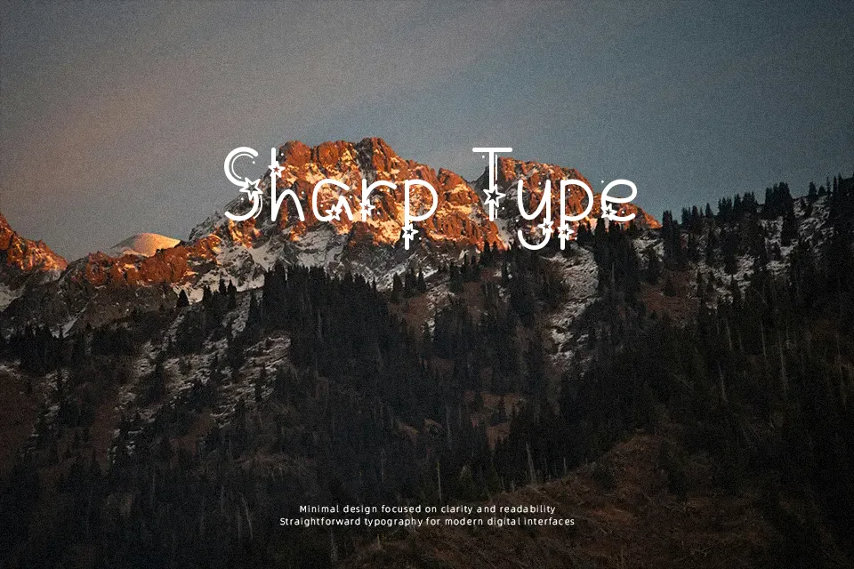 Starry Fayez Font Font Preview for Creative Packaging