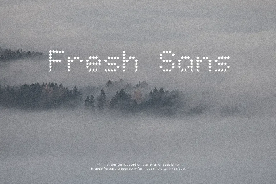 Starry Type Font Font Preview for Creative Headline