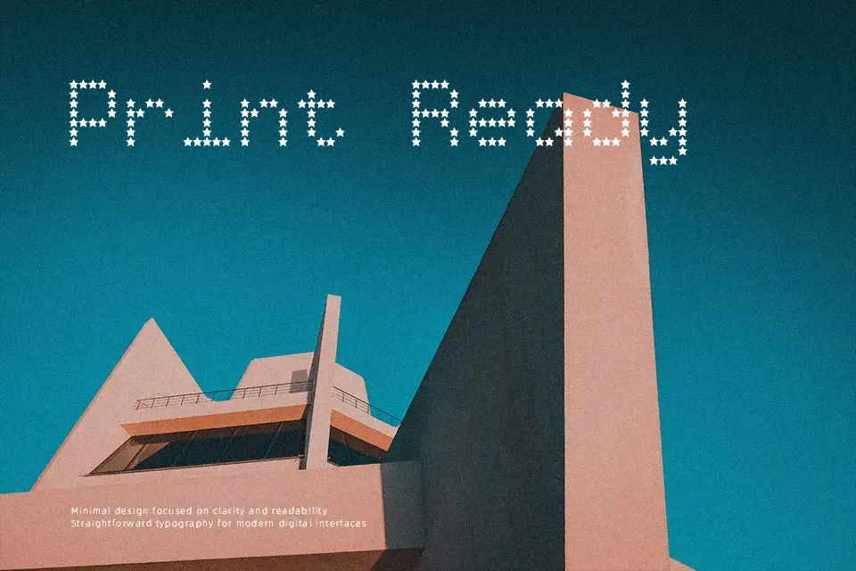 Starry Type Font Font Preview for Creative Headline