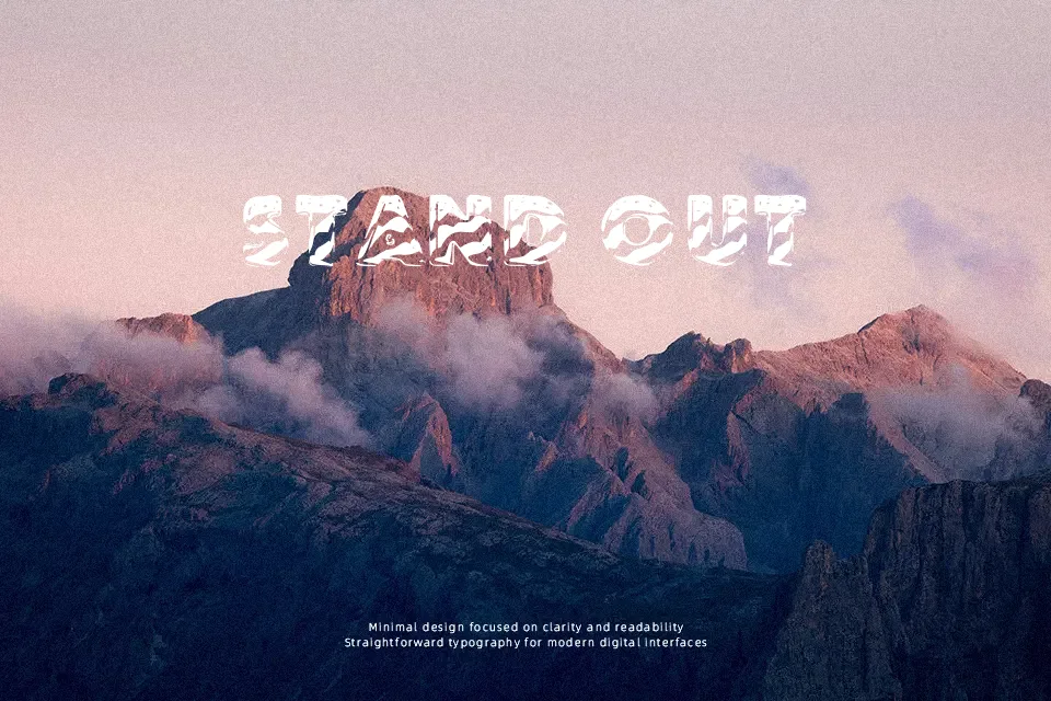 Stars & Stripes Font Font Preview for Dynamic Poster