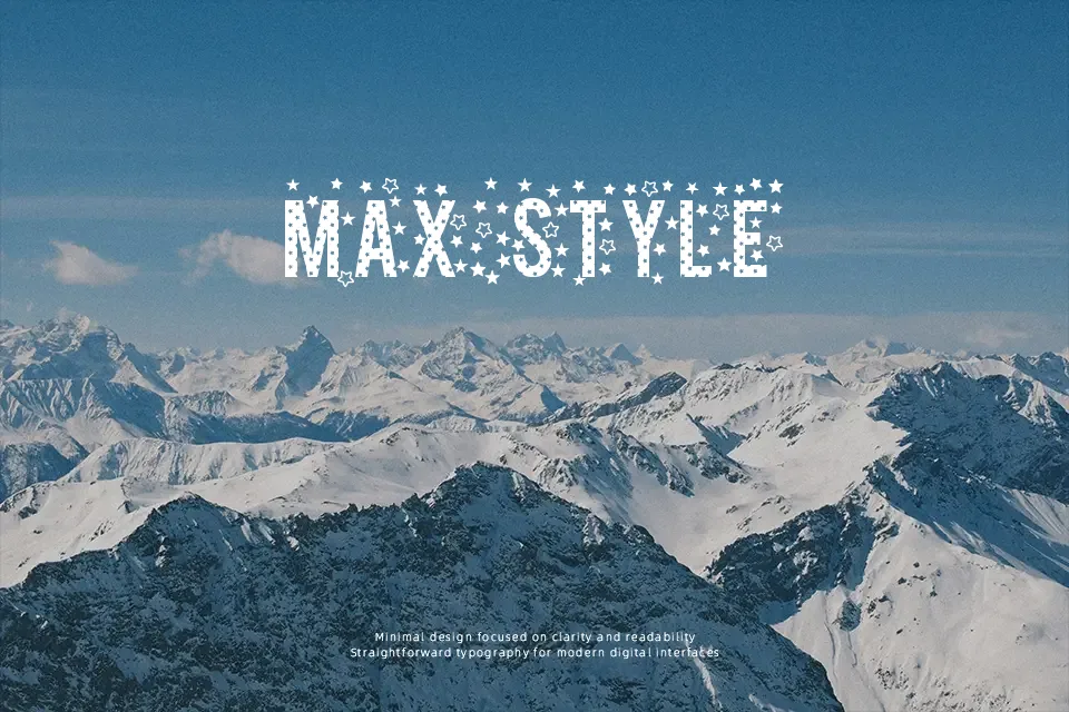 Stars TFB Font Font Preview for Creative Poster
