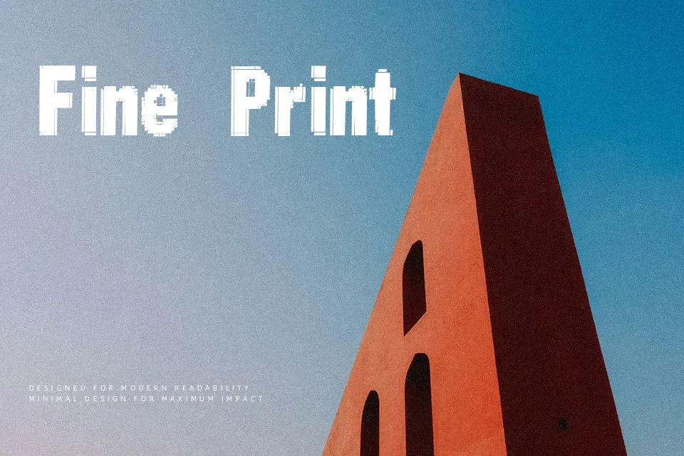 Static Age Fine Tuning Font Sans Serif Font Preview for Gaming