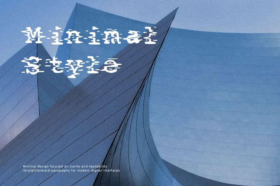 Static Font Font Preview for Futuristic Poster