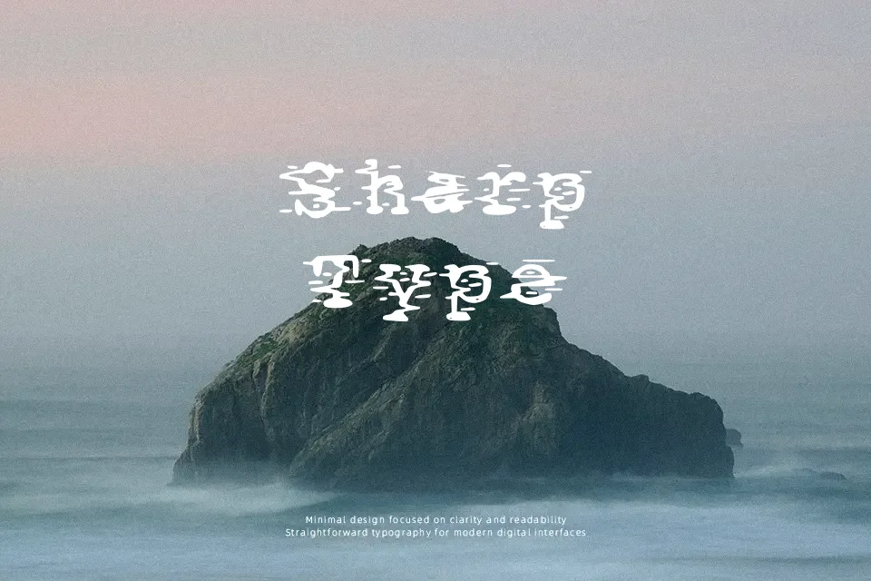 Static Font Font Preview for Tech Music