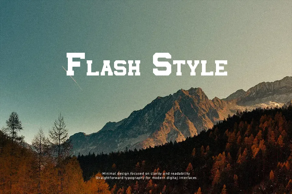 Station 232 Font Geometric Font Preview for Logo