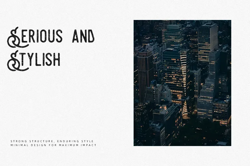 Steelworks Font Font Preview for Rough Logo
