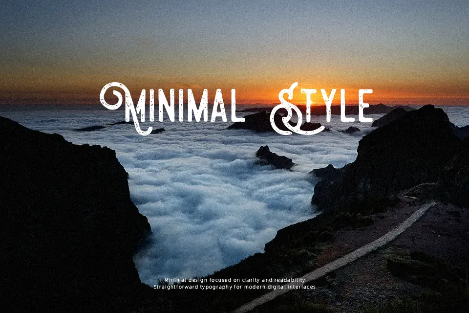 Steelworks Font Font Preview for Rough Mood