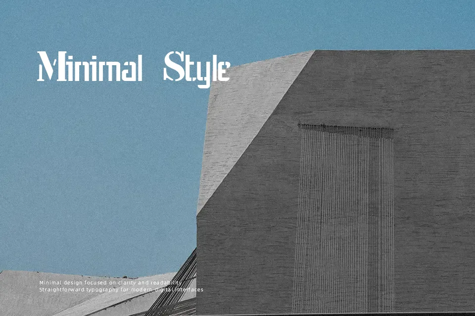 Stencil Intellecta Font Font Preview for Rough Branding