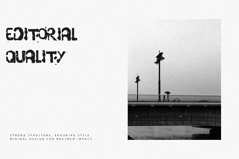 Stencil Pra Vender Côco Font Font Preview for Dark Packaging