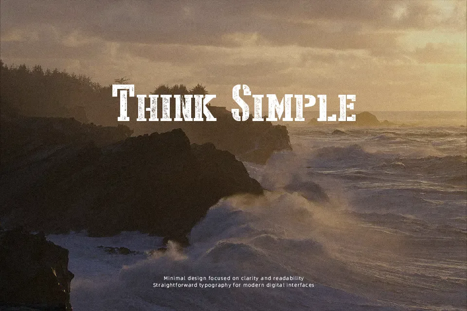 Stencil Style New Font Font Preview for Rough Packaging