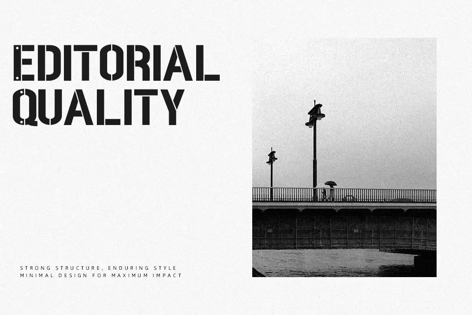 Stenciland Font Stencil Font Preview for Logo