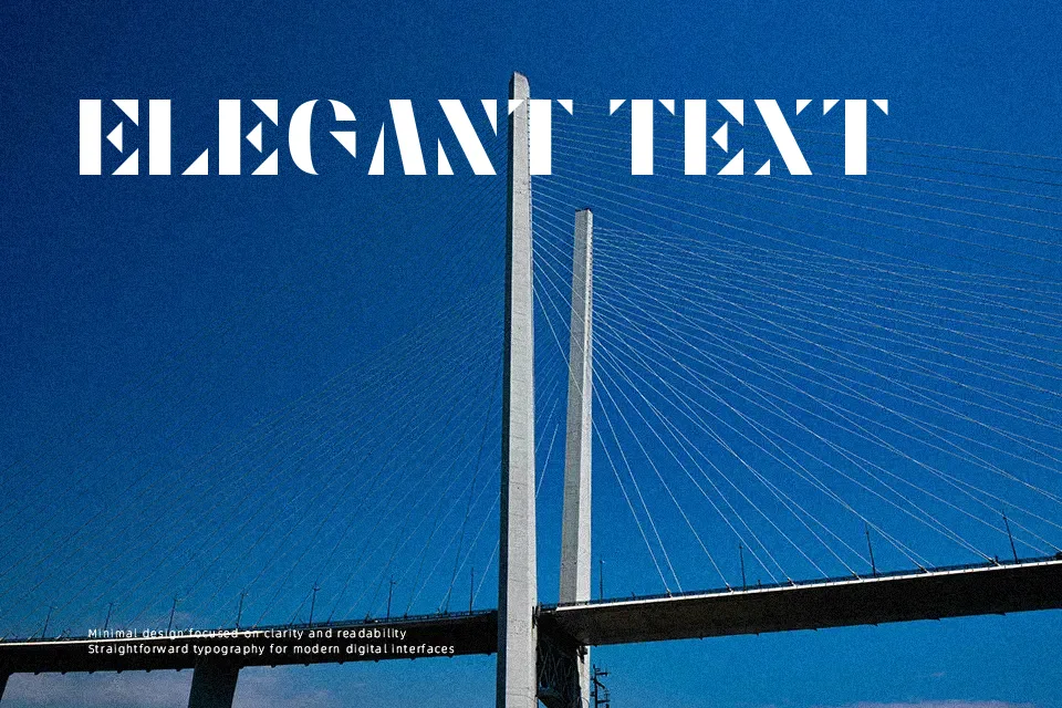 Stencylette Font Stencil Font Preview