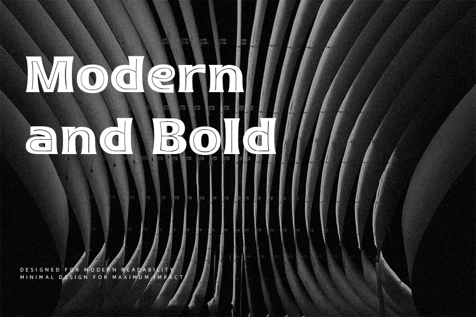 Stepon Font Sans Serif Font Preview for Poster