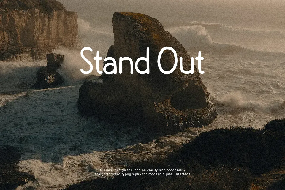 Stickey Font Font Preview for Playful Advertising