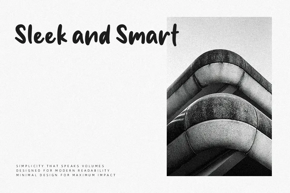 Sticky Sans Font Display Font Preview for Poster