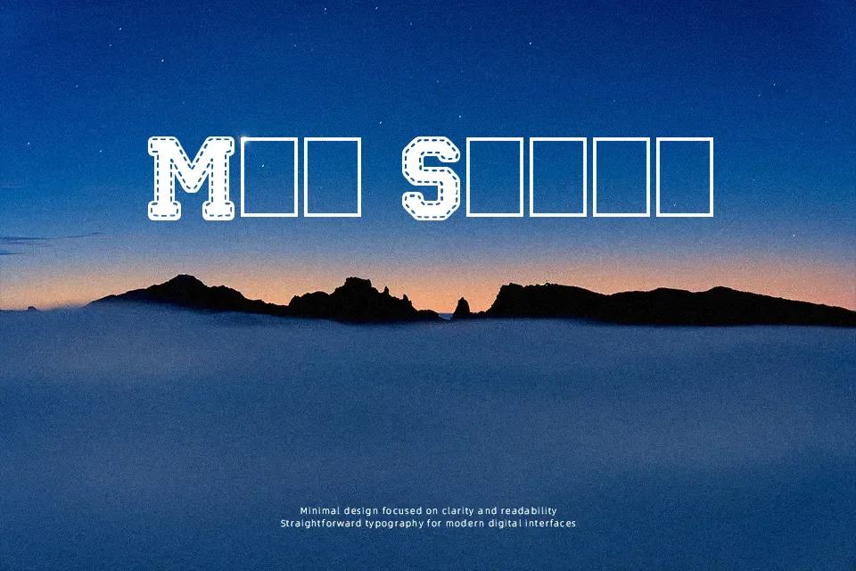 Stitch’n School Font Font Preview for Retro Sports