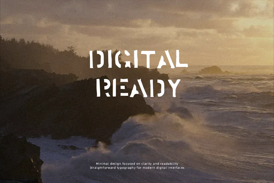 Stockstill Font Font Preview for Retro Poster