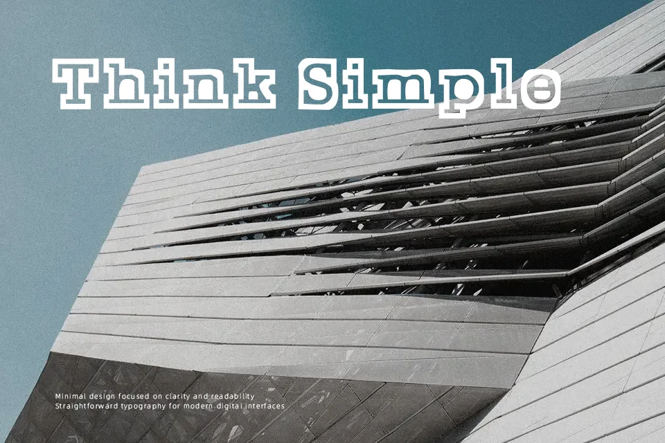 Stocky Font Font Preview for Creative Poster
