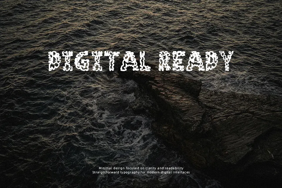 Stone Age Font Font Preview for Bold Film