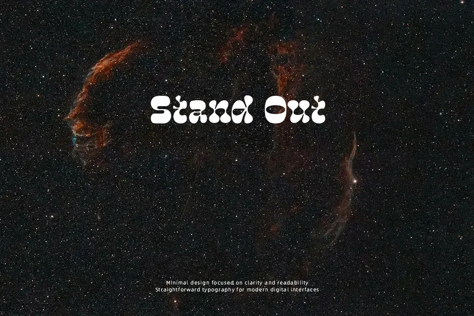 Stone Echos Font Display Font Preview for Packaging