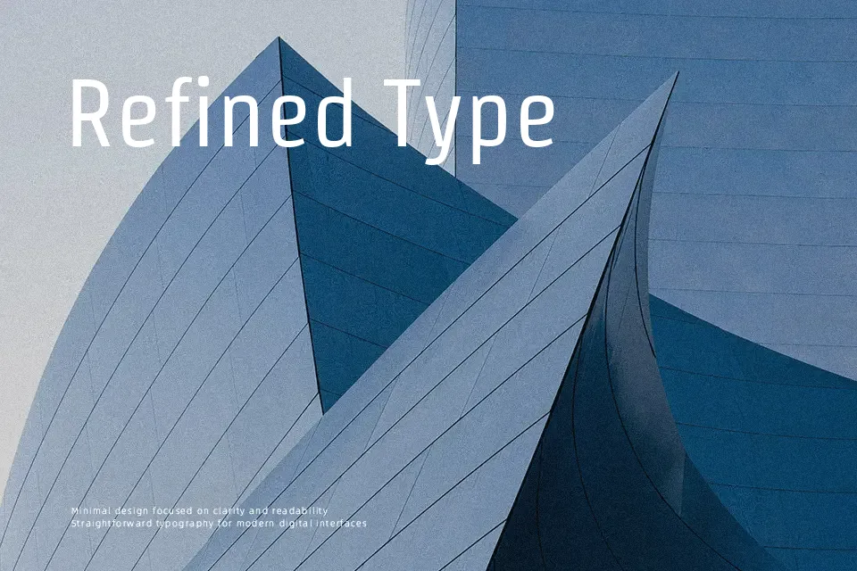 Strait Font Font Preview for Clean Mood