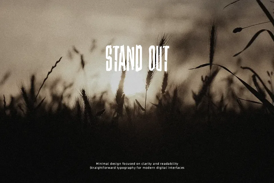 Stranger Danger Font Font Preview for Dark Film