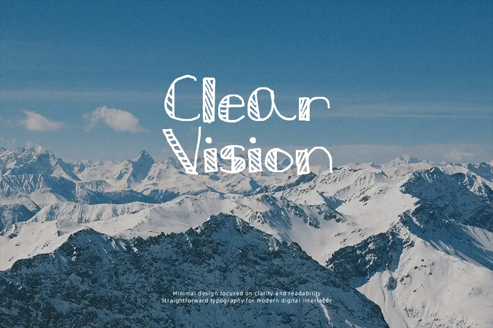 Stripes and bubbles Font Font Preview for Playful Branding