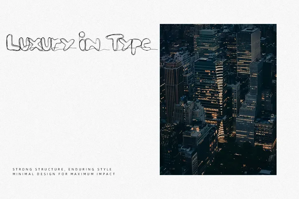 Strungout Font Font Preview for Dynamic Poster