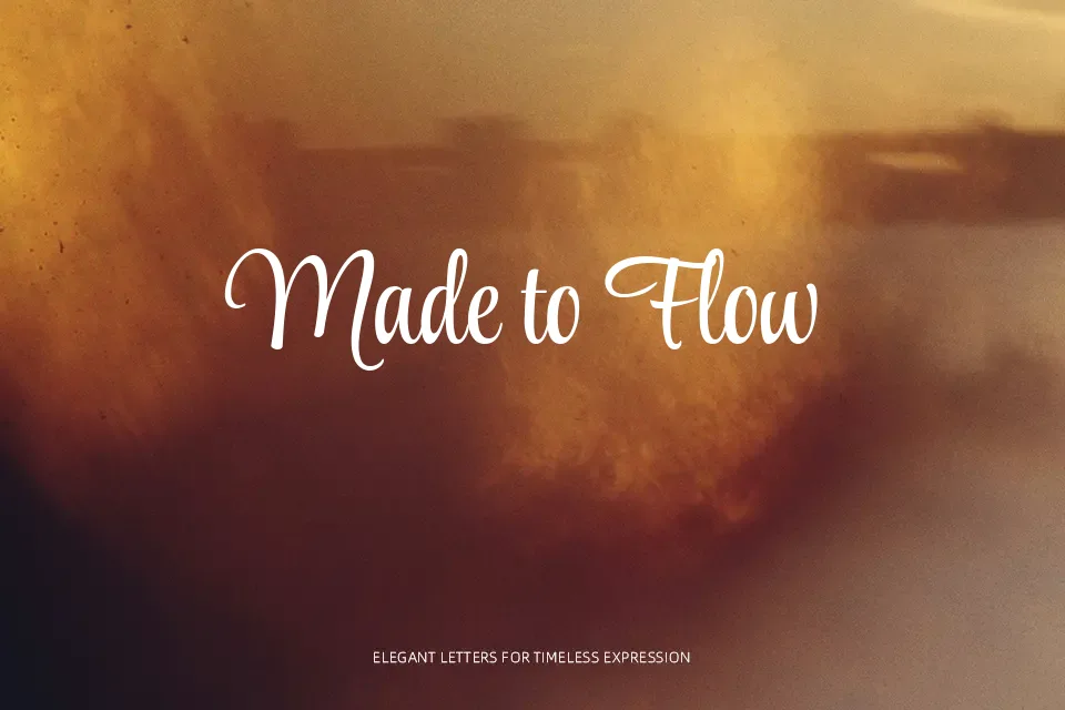 Style Script Font Font Preview for Vintage Logo