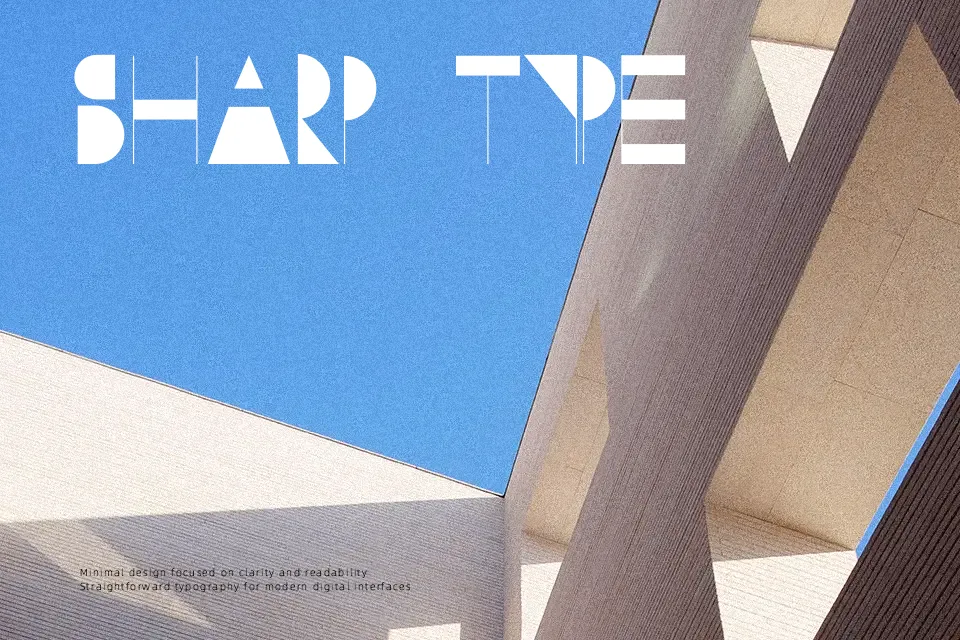 Subversion Display Font Geometric Font Preview for Headline