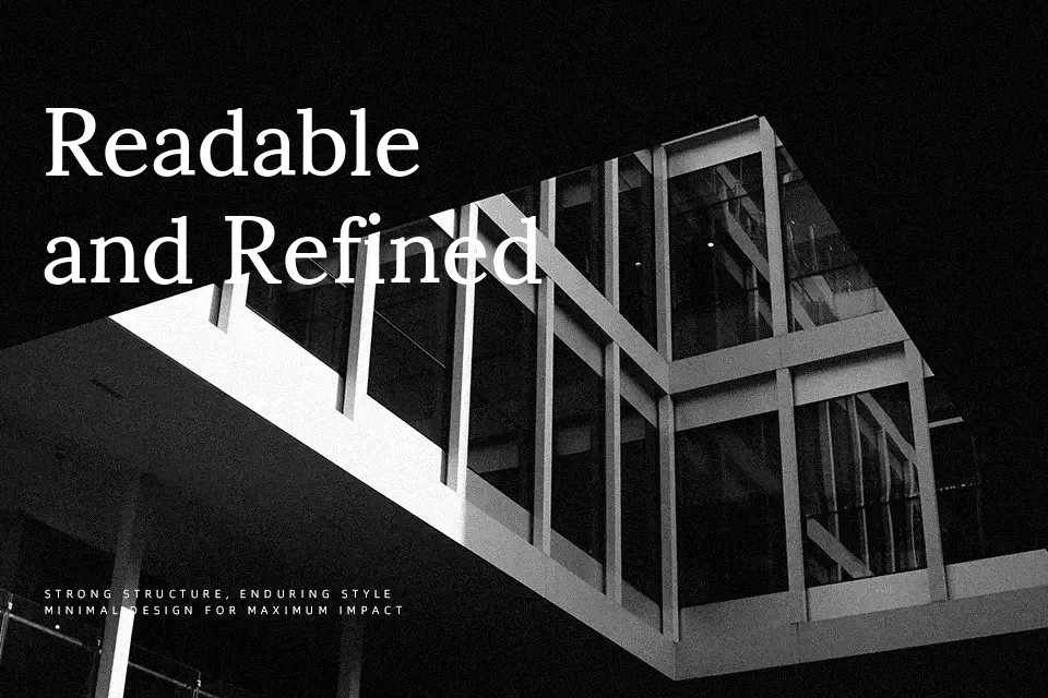 Sumana Font Font Preview for Calm Editorial