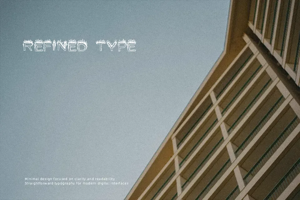 Summer Fire Font Font Preview for Dark Mood