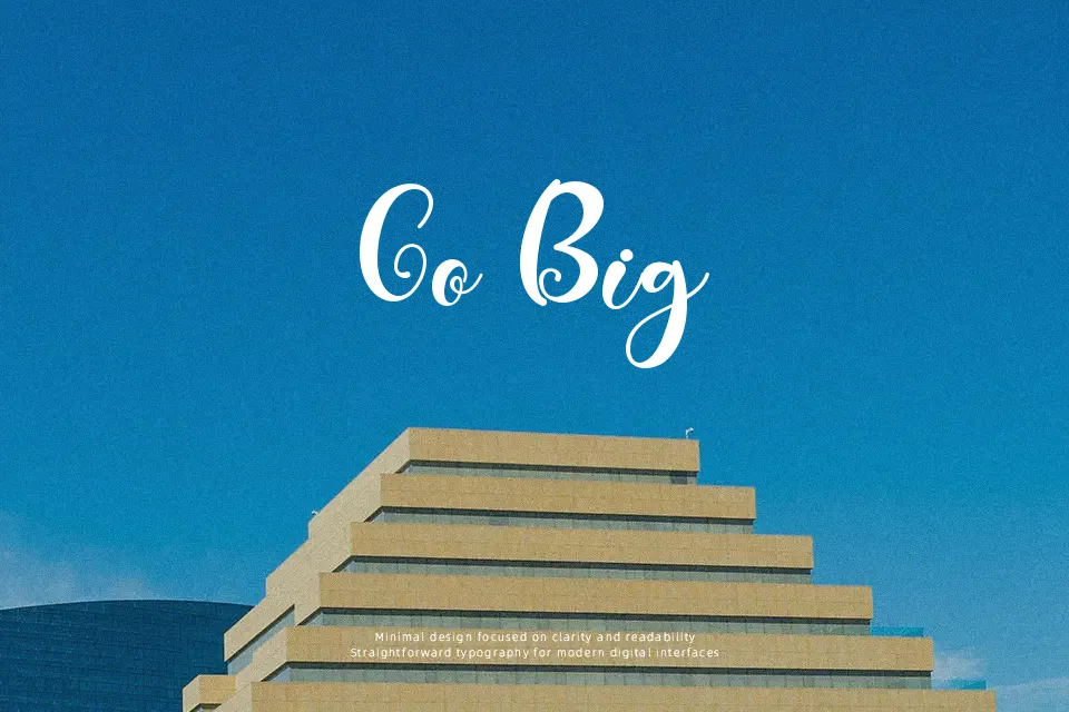 Summer Monogram Font Font Preview for Branding