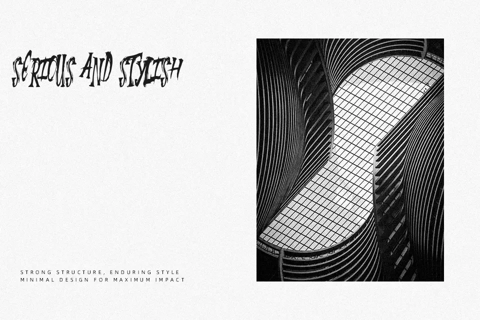Summer Scare Font Font Preview for Rough Poster