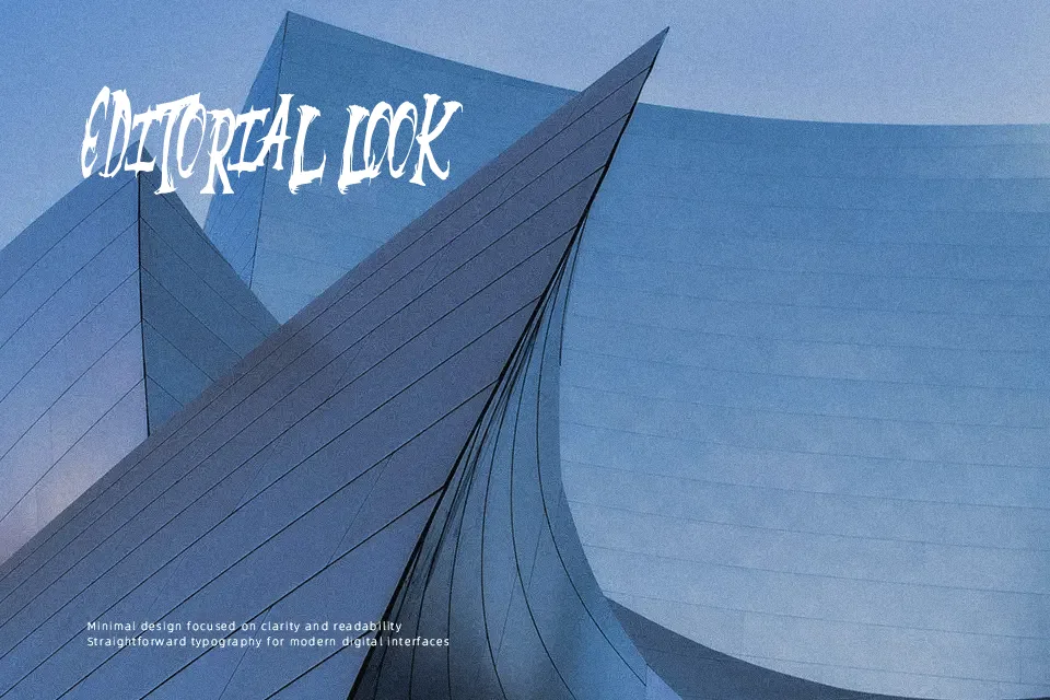 Summer Scare Font Font Preview for Dark Headline