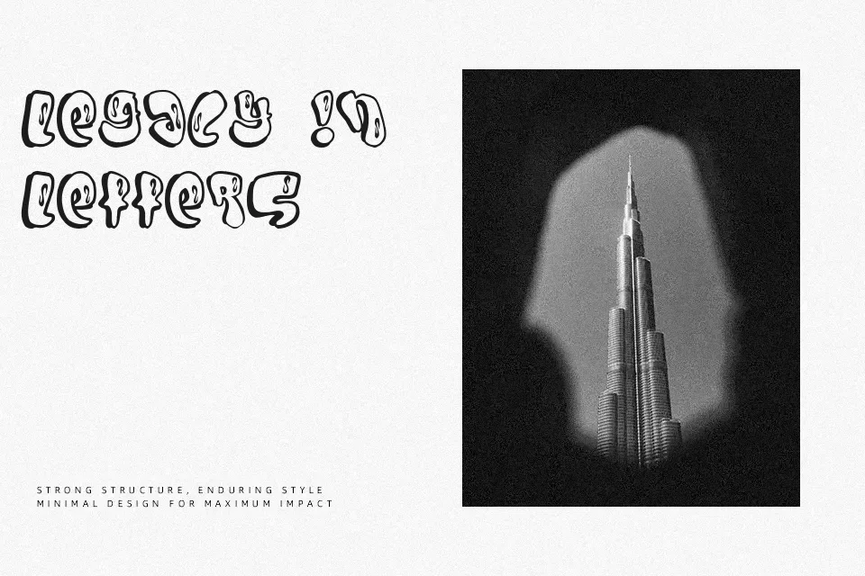 Sumo Font Font Preview for Soft Poster