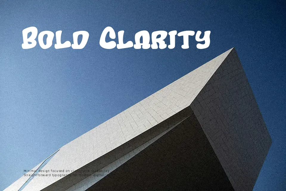 Sunday Cake Font Rounded Font Preview for Logo
