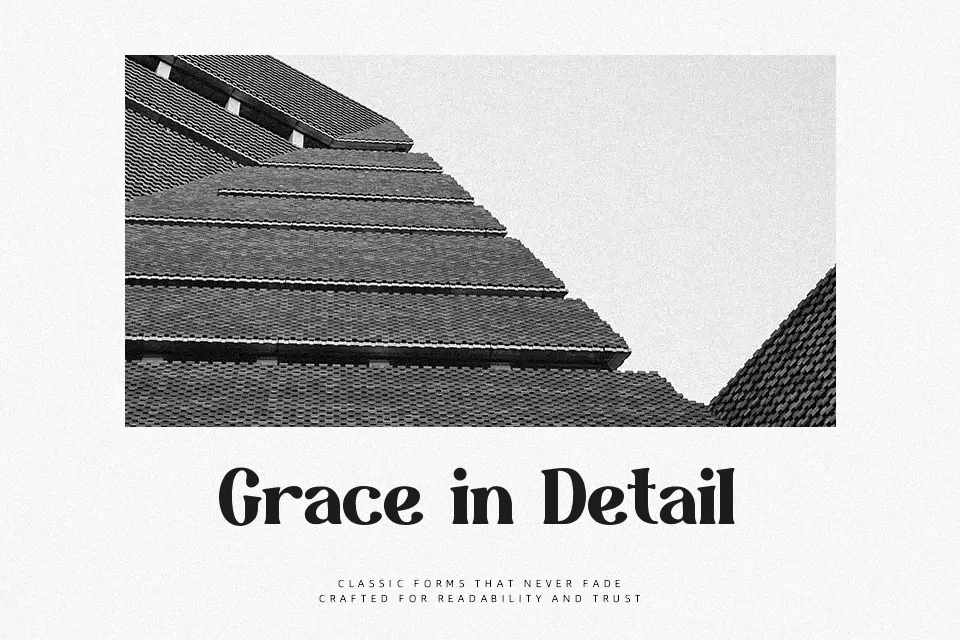 Sunflare Font Serif Font Preview for Logo
