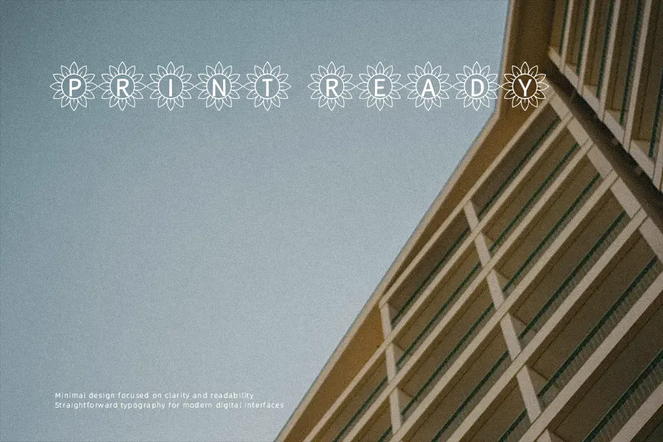 Sunflower Alphabet Font Font Preview for Cute Headline