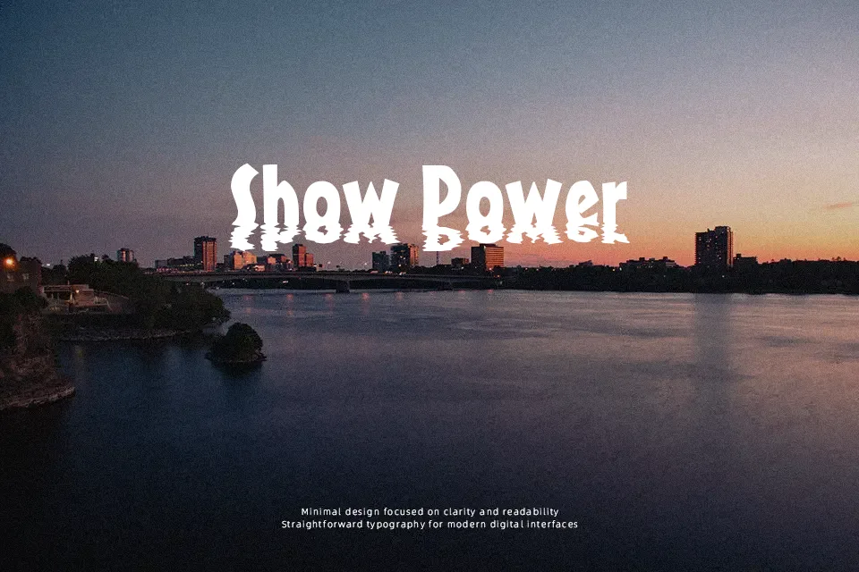 Sunset Font Font Preview for Groovy Headline